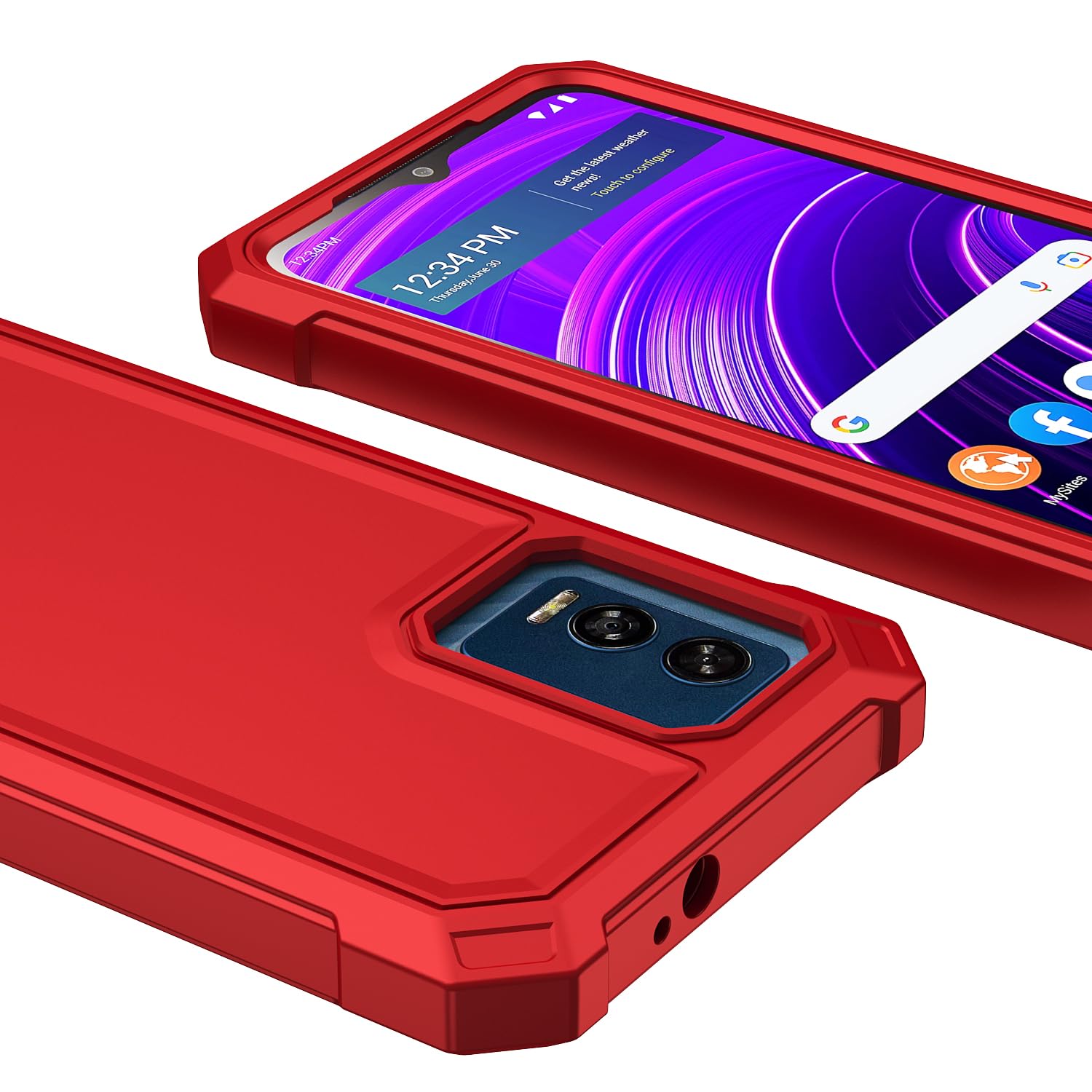 Amazon.com: Aulzaju for BLU View Speed 5G Case with Screen 