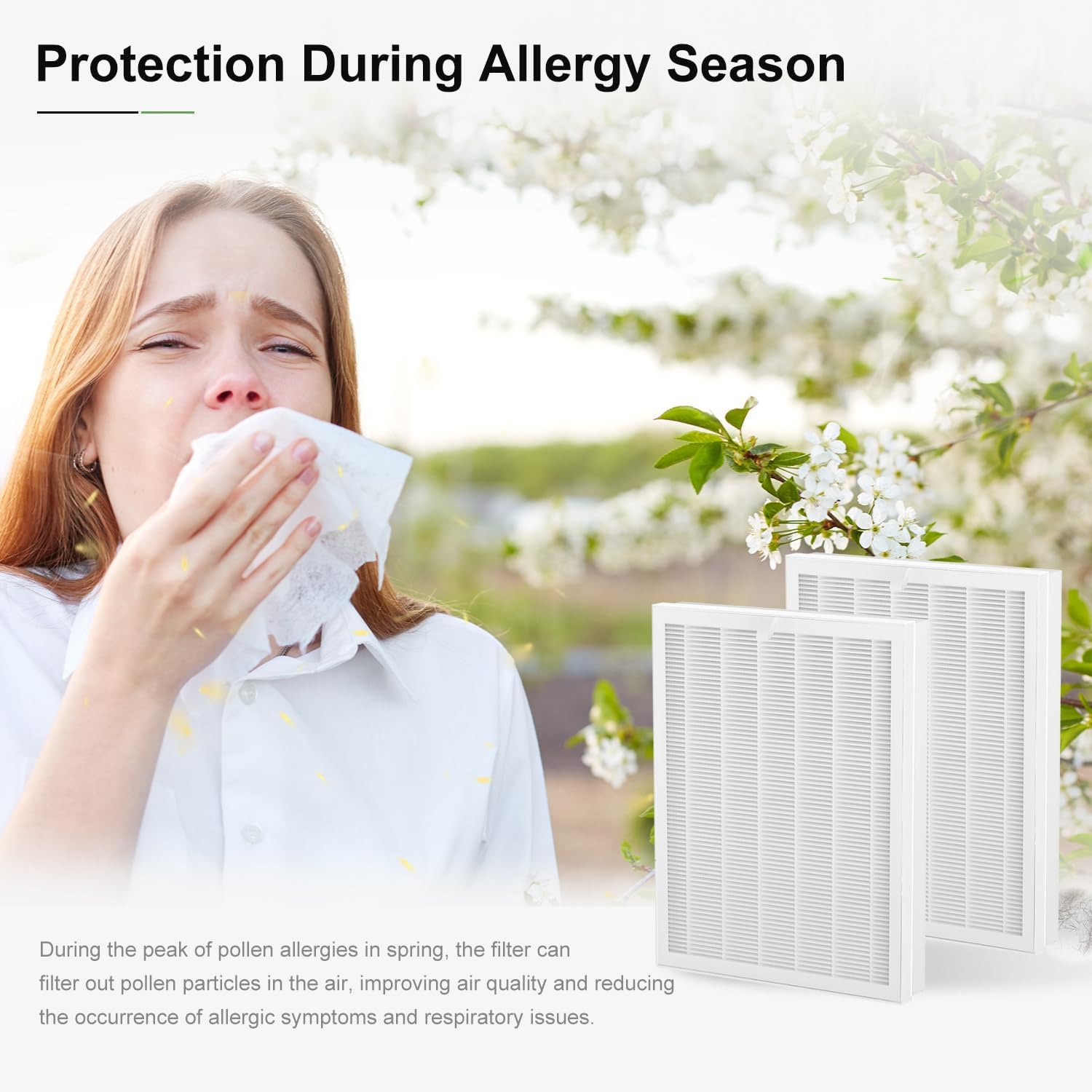 2Pack ClearAir-A7 Filter & E-400 Filter, Compatible with VEWIOR ClearAir-A7 H14 Purifier ＆ AromaRoom E-400 H14 True HEPA Purifier, 3-Stage True Hepa with Efficiency Activated Carbon - Image 5