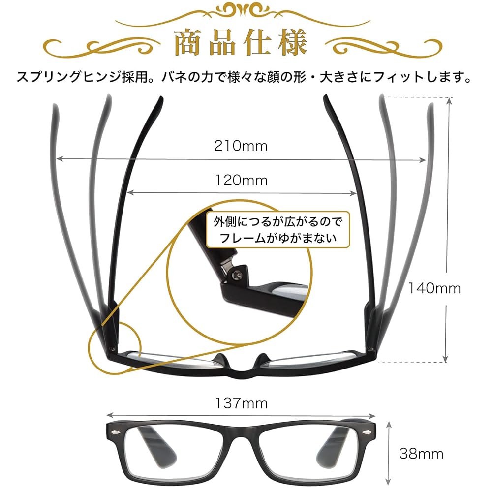 聞いて楽しむ日本の名作メガネ型ルーペ付セット 新品3本セット 眼鏡の上から掛けられる拡大鏡。メガネ型ルーペ
