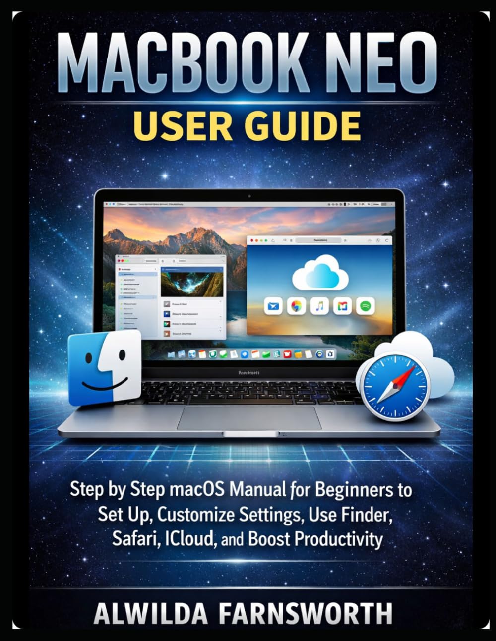 MACBOOK NEO USER GUIDE: Step by Step macOS Manual for Beginners to Set Up, Customize Settings, Use Finder, Safari, iCloud, and Boost Productivity