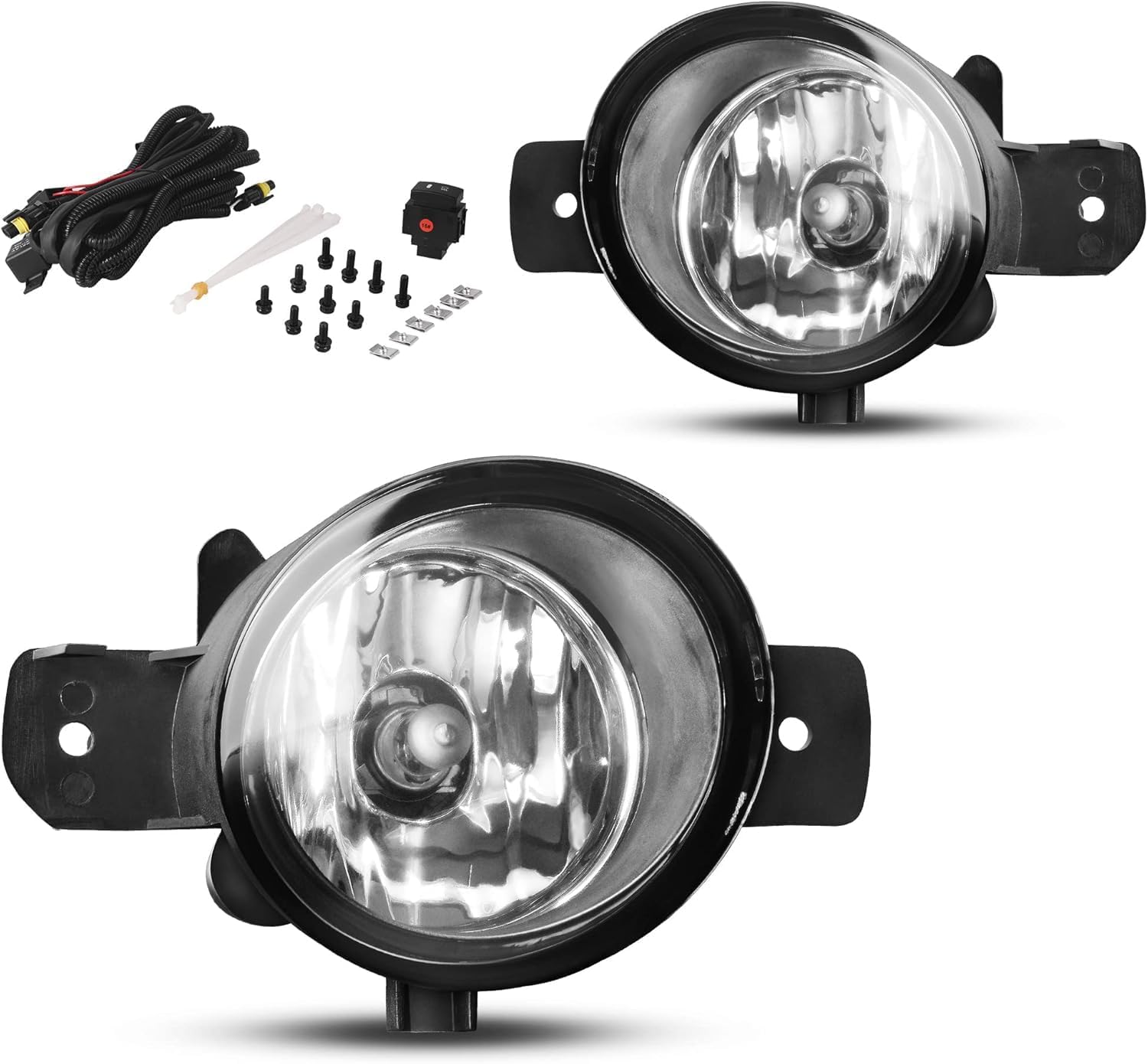 AUTOSAVER88 Fog Lights Compatible with Nissan 2014-2016 Rogue & Versa Note SV/SL, 2004-2015 Sentra (Excludes 2007–2012 Models), 2007-2017 Altima Sedan, 2008-2013 Altima Coupe & 2013-2016 Pathfinder