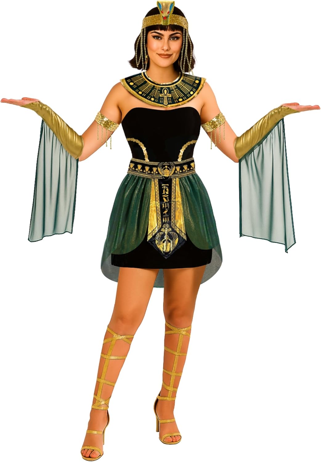 Morph Egyptian Costume Women, Cleopatra Costume Adult, Cleopatra Halloween Costumes, Halloween Costumes For Women Adult - Image 5
