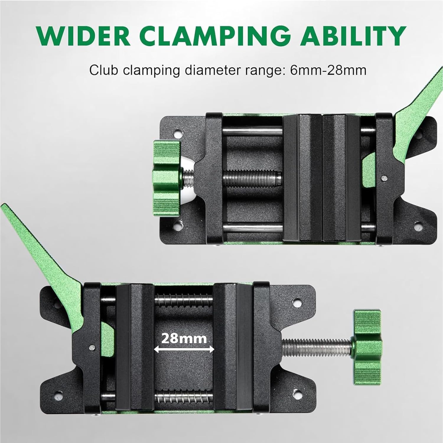 Golf Club Vise Clamp - Quick Release Golfing Accessories | Golf Repair Grip Removal Clamp - for Golfer Player Dad Maintenance Shaft Replacement Home Workshop