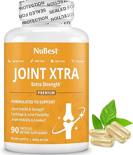 Miniatura 8 de Suplemento de apoyo avanzado Joint Xtra - Fórmula de fuerza articular con glucosamina, condroitina, cúrcuma, MSM y boswellia para la salud de las