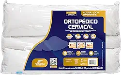 Travesseiro Ortopédico Cervical 50x70cm Fibrasca