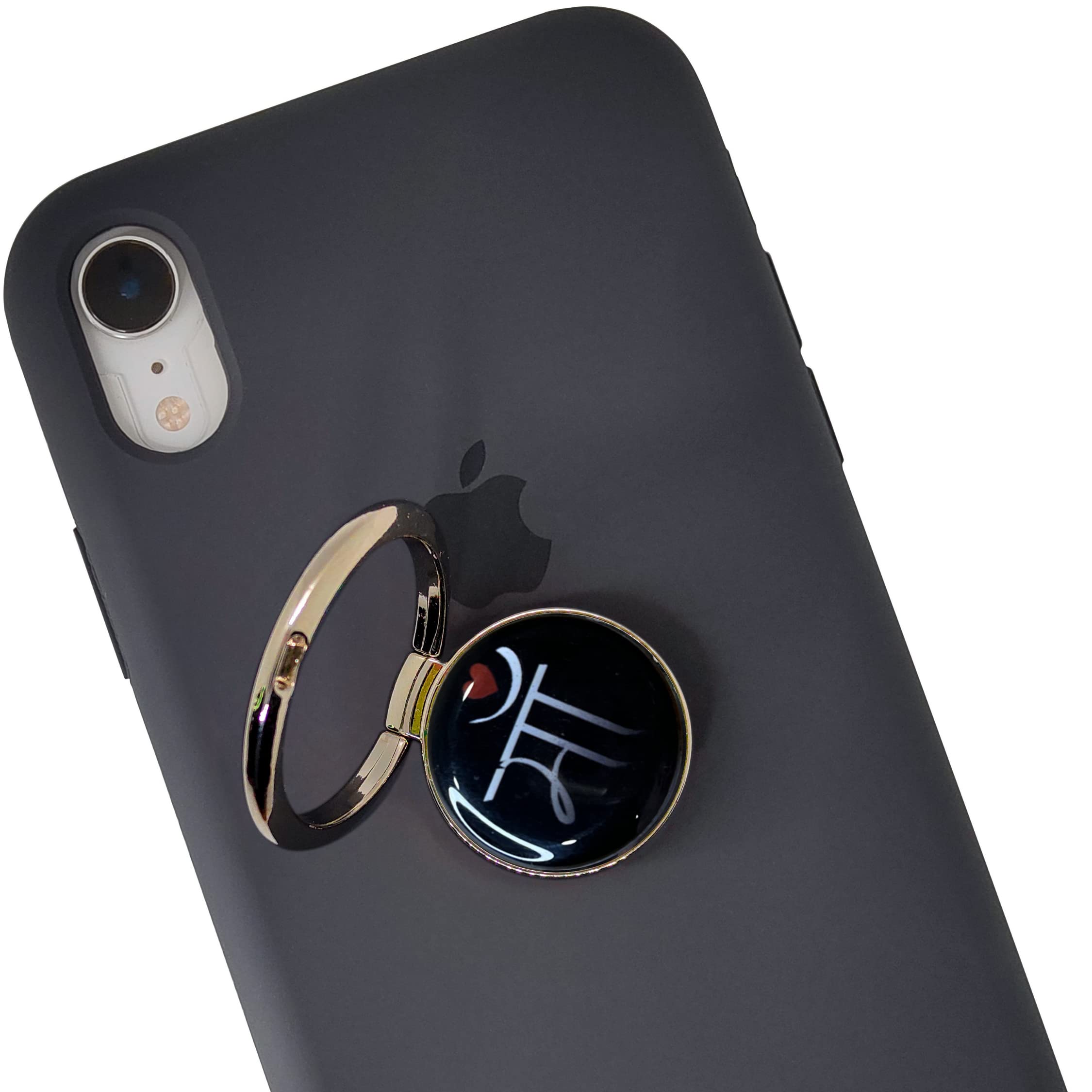 Swap-n-Snap 360° Holo-Ring Metallic Mobile Phone Ring Holder Grip and Stand with Changeable Logo Magnet - Holy Symbols