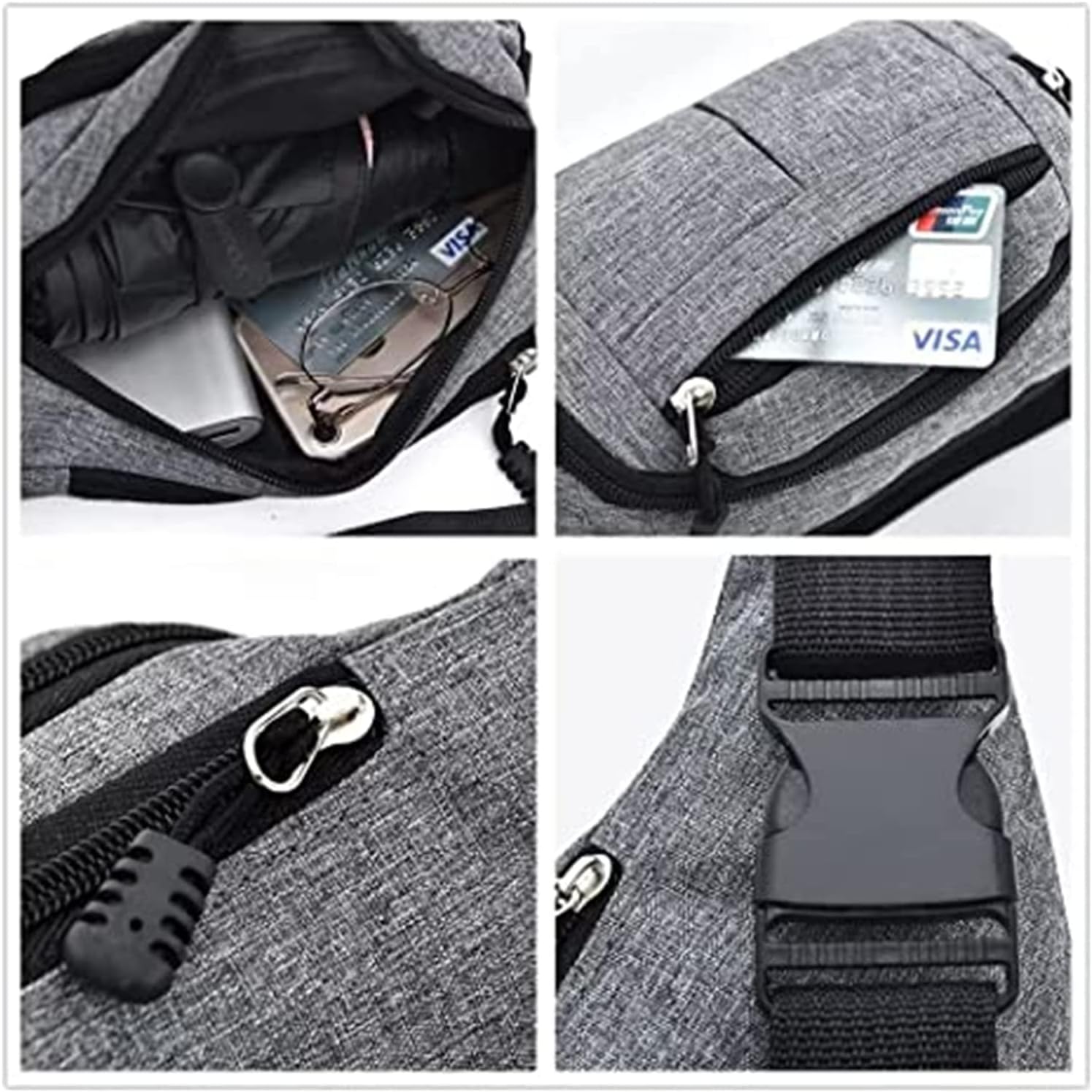  | New Waist Pack for Men and Women, Fanny PackWaterproof Sports Waist Bag with Adjustable Strap for Travel Hiking Running Pack (Blue) | Garment Bags