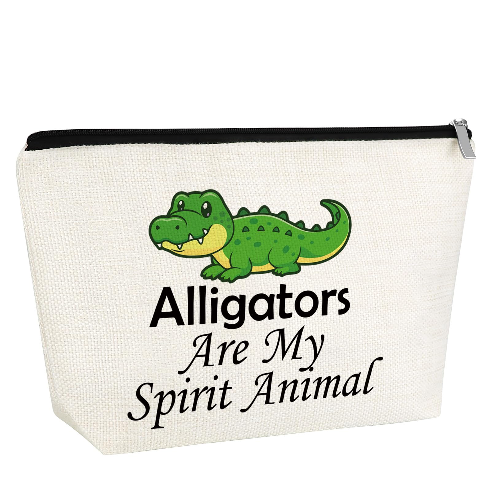 Gfhzdmf Alligator Gift Makeup Bag Alligator Lover Gift Alligator Themed Gift Cosmetic Bag Animal Lover Gift Christmas Birthday Gift for Alligator