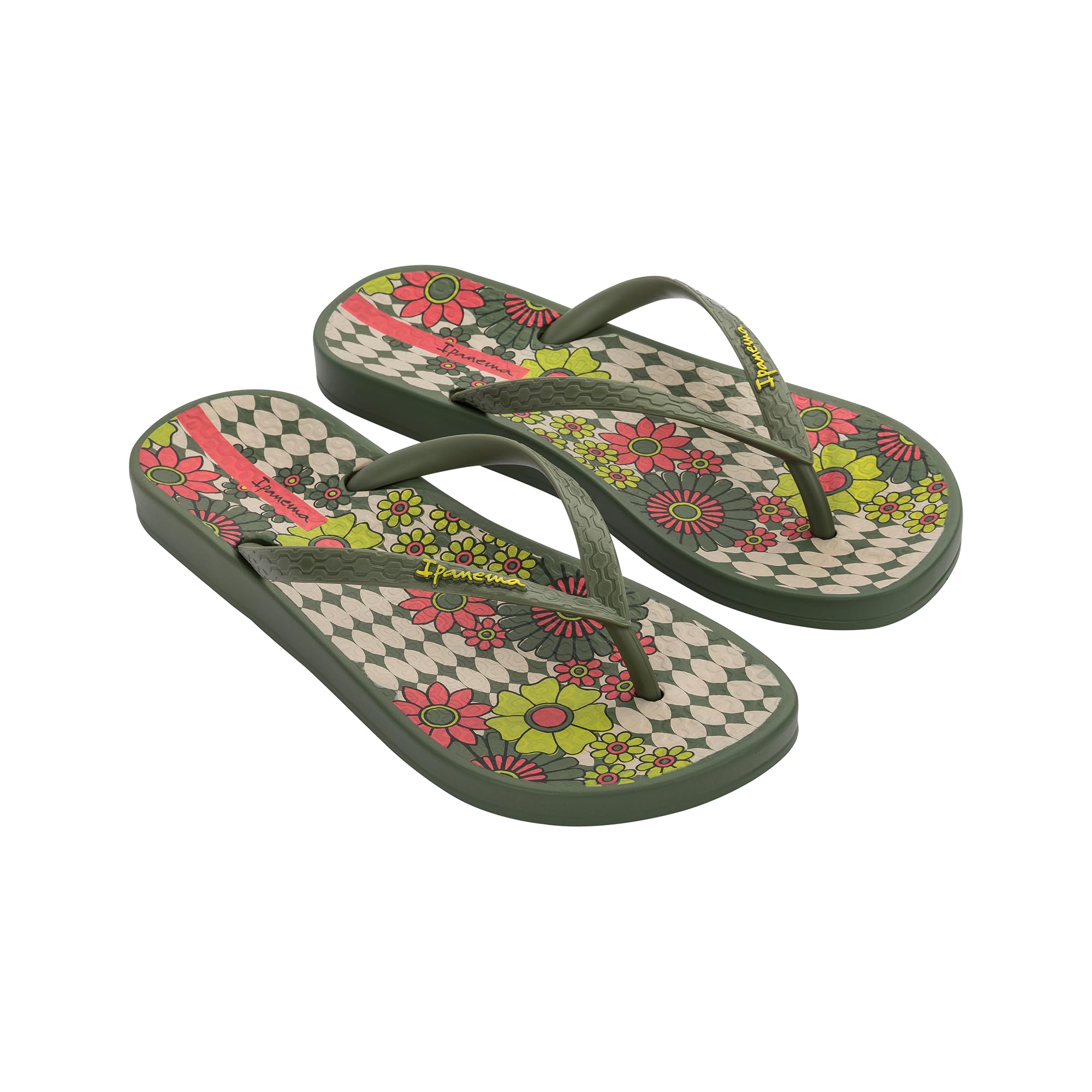 Ipanema ANAT. TEMAS XIV FEM, Flip-Flop, GREEN/BEIGE/PINK,