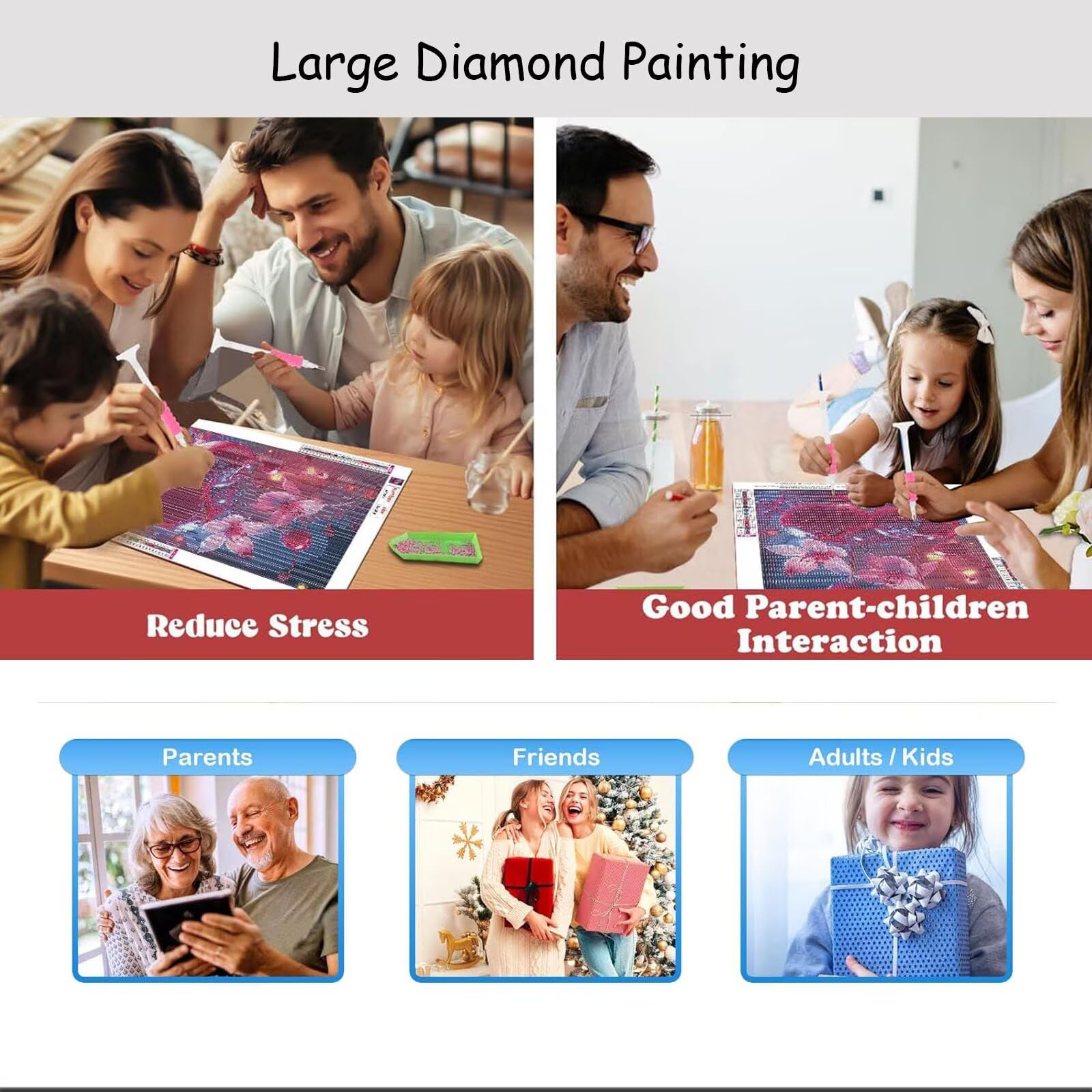 Malowanie diamentami Mały Most 5D Malowanie diamentami Kompletny zestaw, Abstrakcyjne Diamentowe Malarstwo Dorośli Dzieci, DIY Pełny Zestaw Haftów Krzyżowych, Diamentowe malowanie 100 x 200 cm do