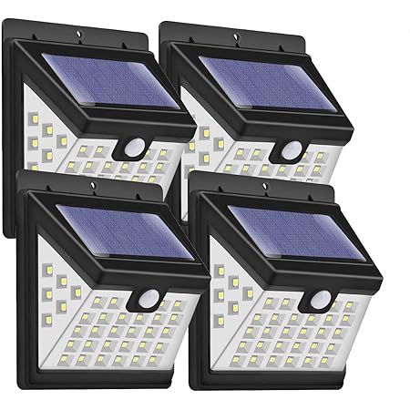 Solar Fence Lights Outdoor Eraylife 40 Led Solar Security Lights 3 Modes With 270 Wide Angle Durable Led Detector Light Waterproof Wall Lights For Outdoor Garden Patio Pathway Amazon Co Uk
