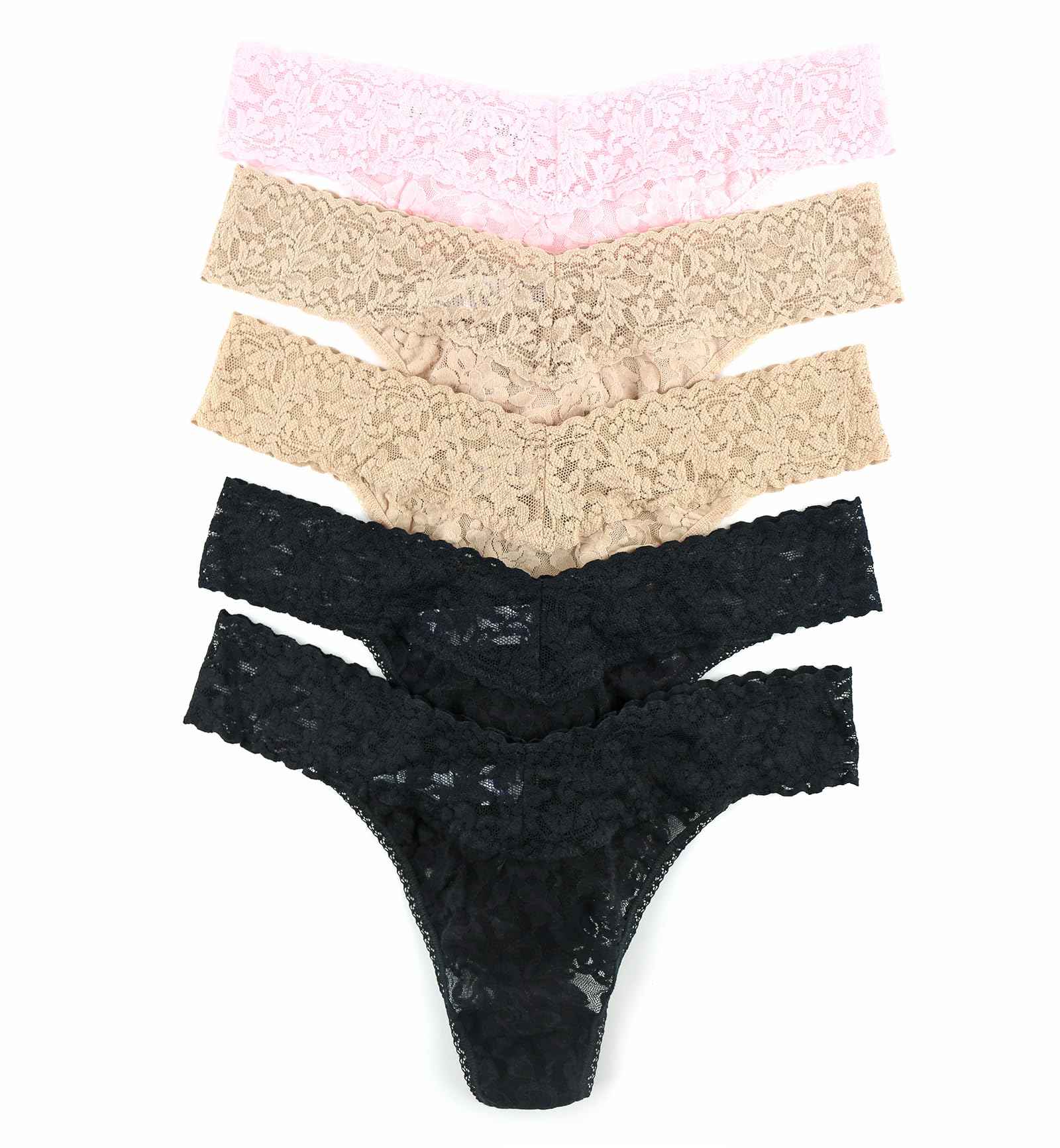 hanky panky Signature Lace Original Rise Thongs for Women Winter Holiday Edition Lacy Lingerie Underwear One Size 4-14