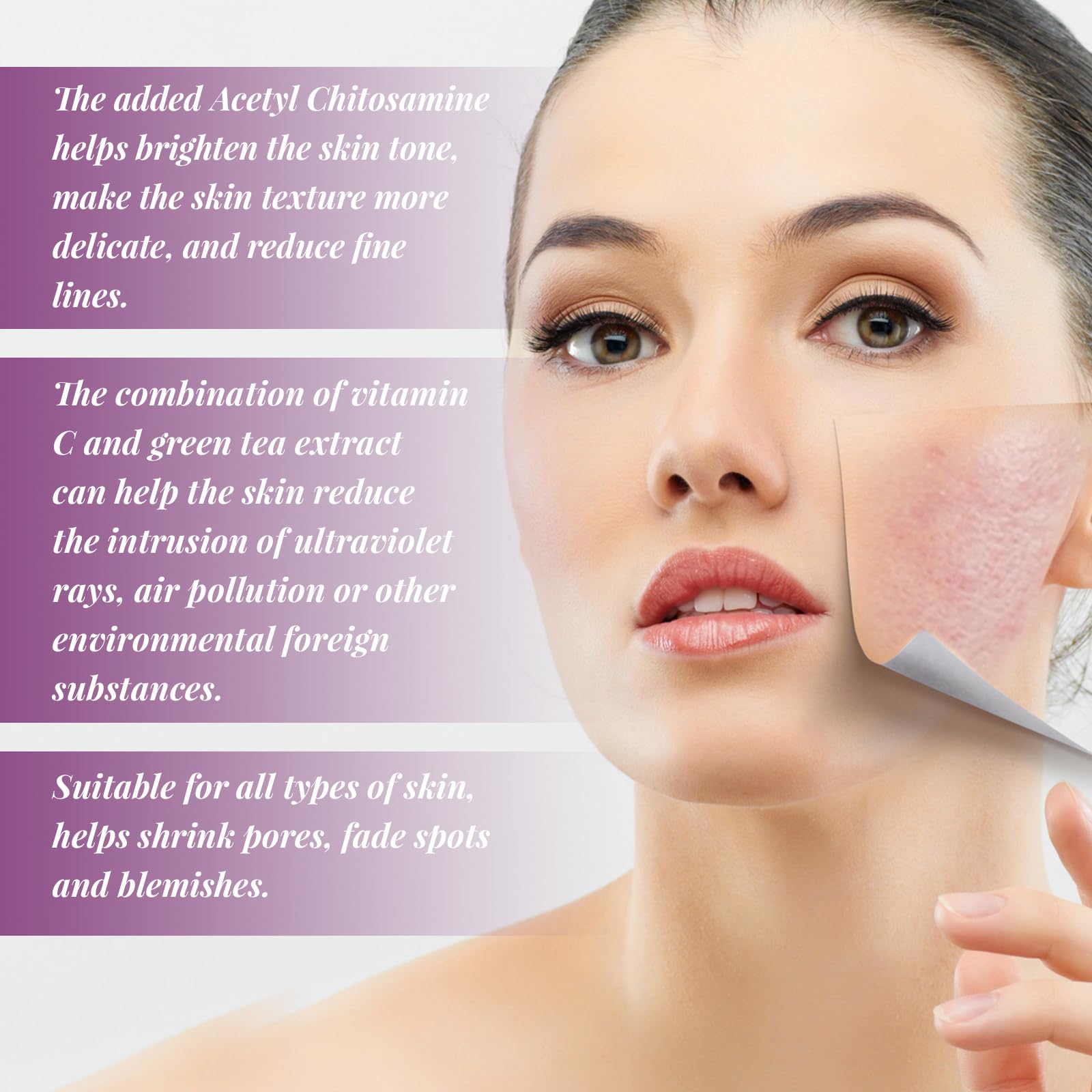 Niacynamid 20% serum do twarzy, rozjaśniające, poprawia elastyczność, nawilża, przeciwzmarszczkowe, wygładza cerę, wygładza drobne linie, zmniejsza pigmentację (12 szt.)