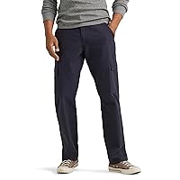 Wrangler Authentics - Pantaloni Casual da Uomo, Ripstop Blu Navy.