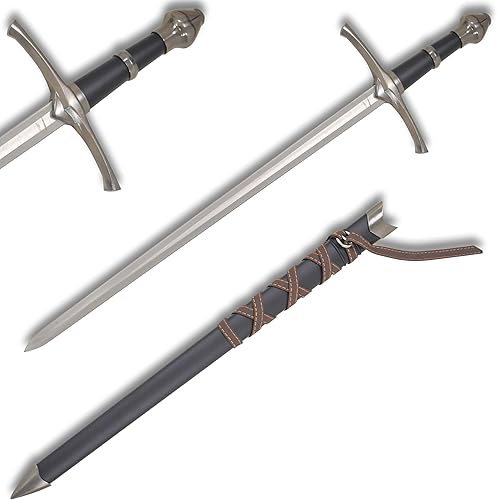 Medieval Warrior Espada corta templaria con vaina