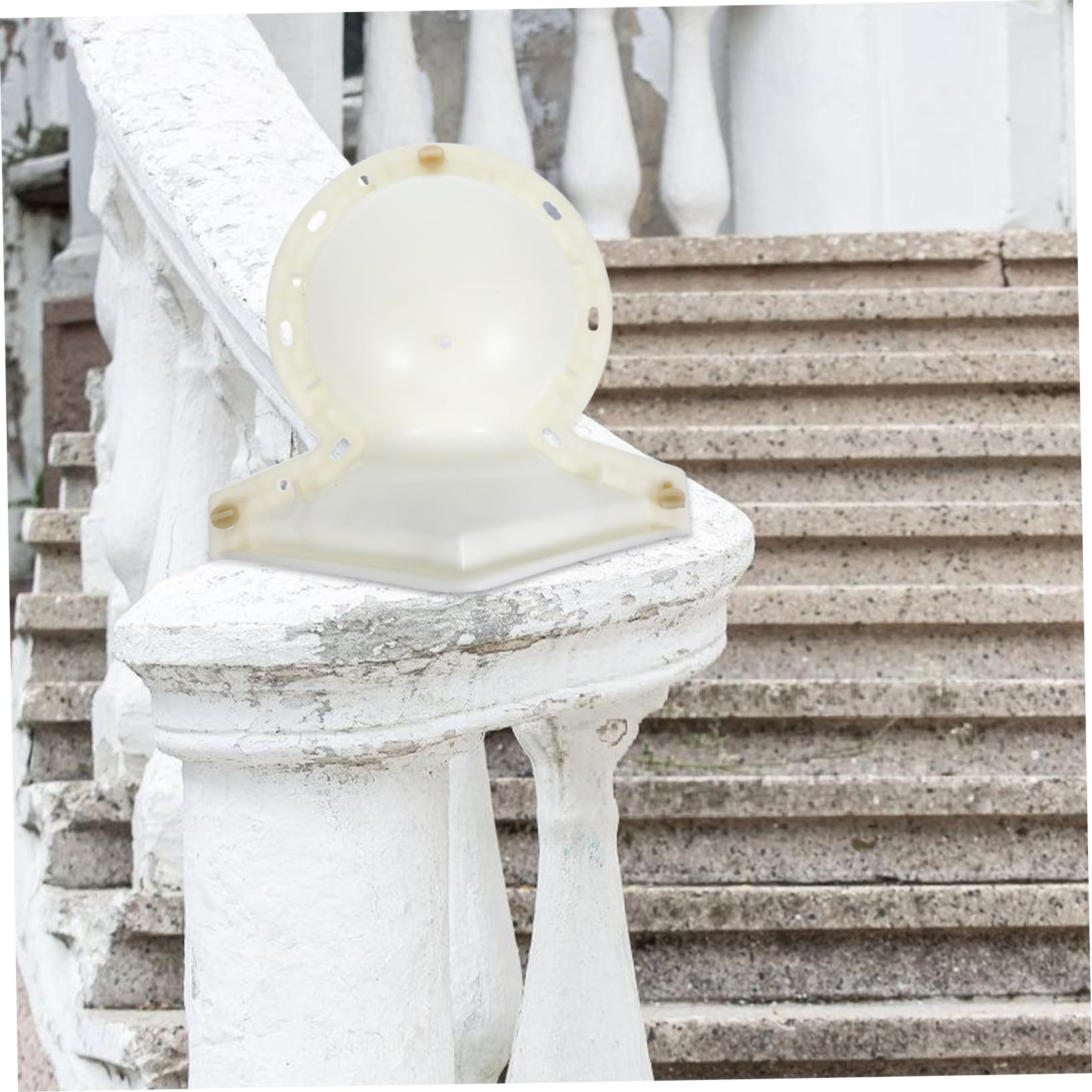 Sewroro Leichte Kunststoff Kugelform für Beton Gießform mit Einfachem Modernem Stil für Gartenliebhaber zur Herstellung von Gartendeko Kugeln im Garten und Rasen Zufällige Farbe
