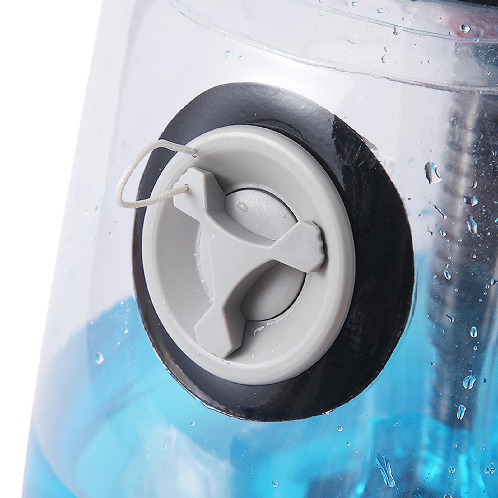 Kettlebell ad acqua – PVC 25 x 25 x 38 cm | Kettlebell regolabile fino a 8 | kg | Attrezzatura fitness portatile per stabilità | Strumento di allenamento e allenamento a casa