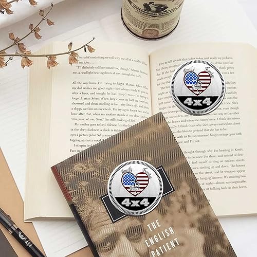 Miniatura 5 de Faith - Calcomanías y calcomanías para automóvil de 4 x 4, insignias de metal 3D compatibles con vehículos Jeep Wrangler, camiones y SUV