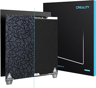 Official Creality 3D Printer Dual Sided Build Plate Kit, Ender 3 K1 Printing Platform Board Kit (Glossy PEO + Coated PEI) 235x235mm Textured Spring Steel Sheet for Ender 3 V3 SE/KE Ender 3 S1 K1 etc