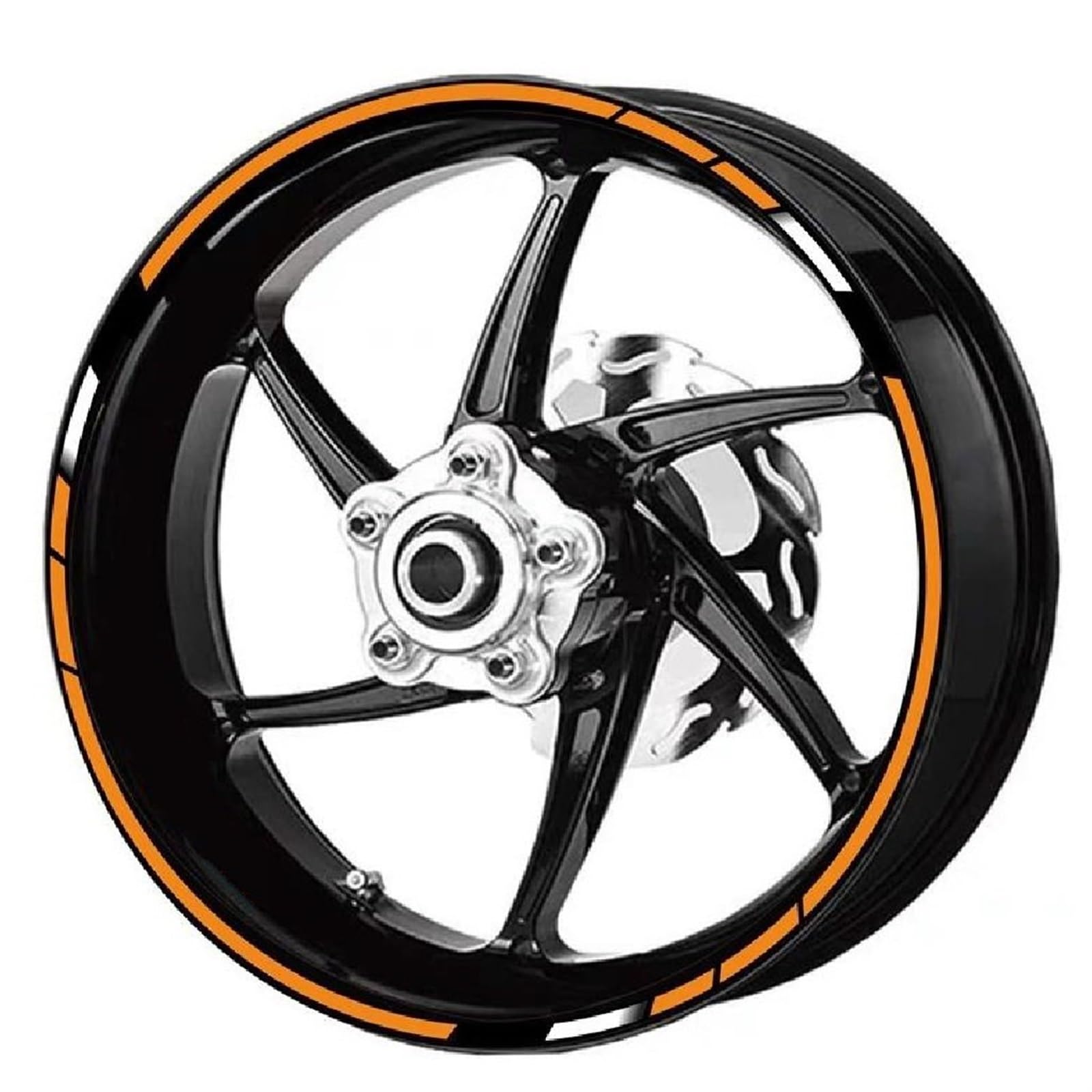 Motorcycle Rim Decal Reflective Wheel Sticker for HRC CBR1000RR CBR600RR CBR500R CBR300R CBR250R CBR650R(Style 9)