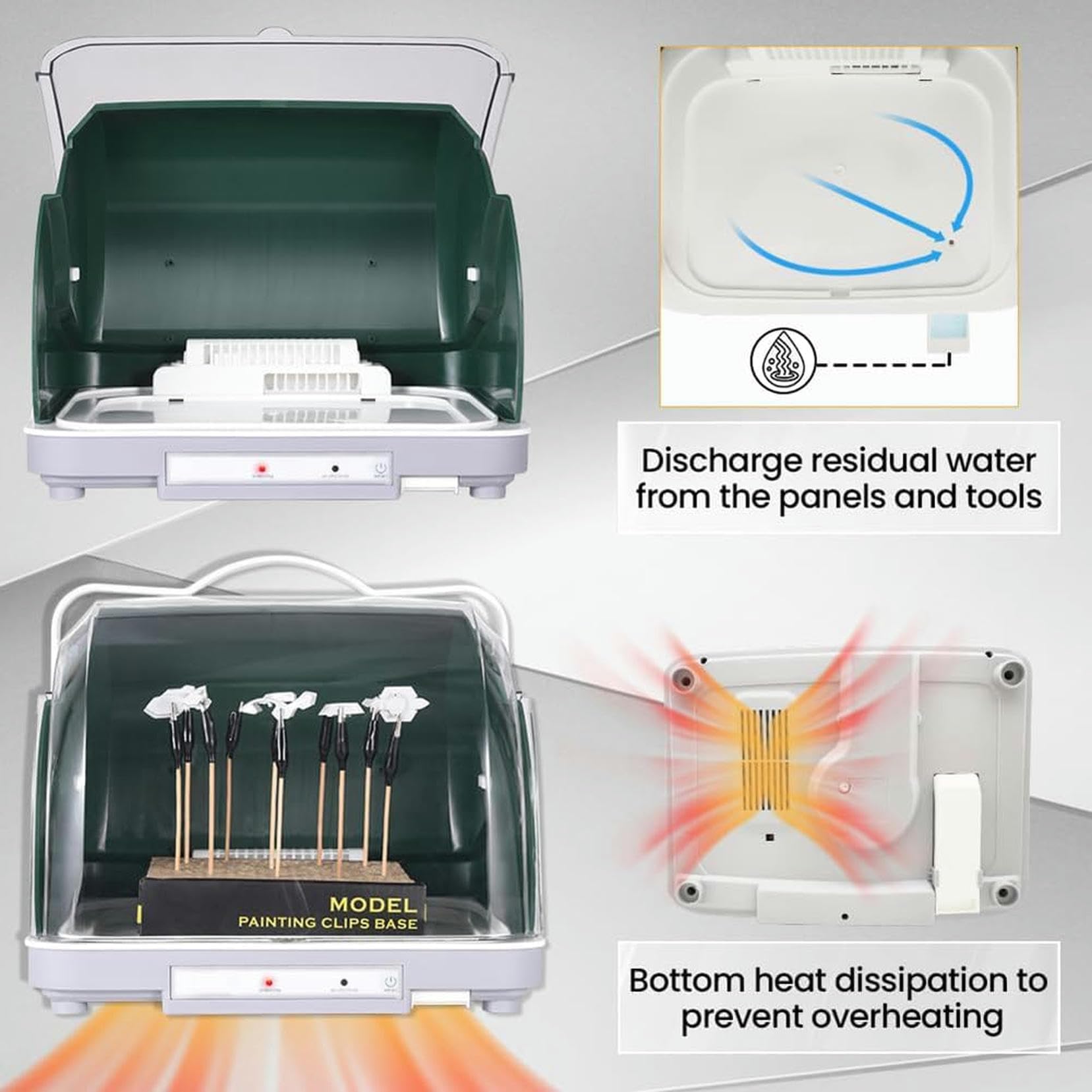 プラモデル　乾燥ブース　ドライブース Amazon.co.jp: モデル塗装乾燥ブースドライブース、冷風/温風と