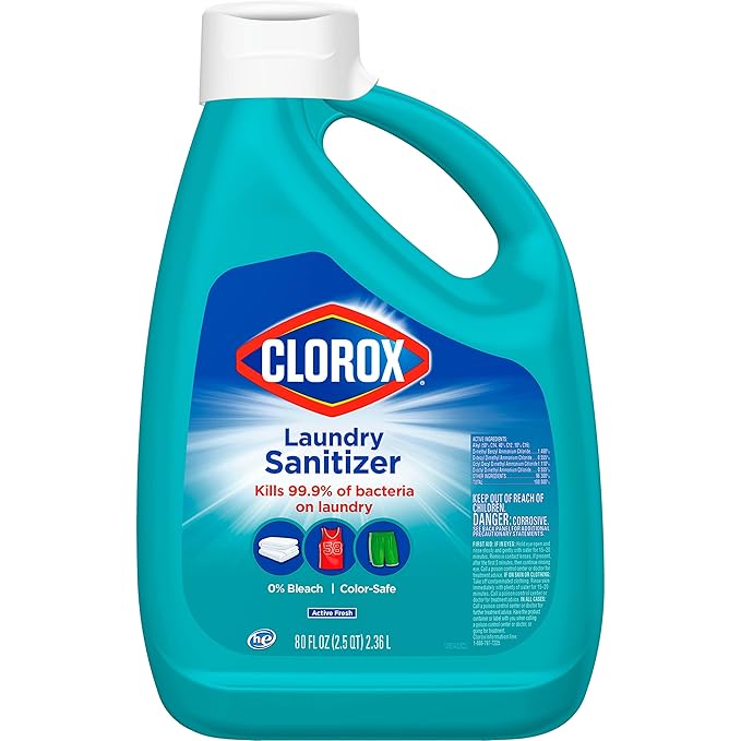 Amazon.com : Clorox Laundry Sanitizer, Kills 99.9% of Odor-Causing