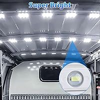 Vista 2 de Linkstyle Kit de iluminación para el interior de furgoneta, de 12V con 120 LEDs, tira de luz LED, módulo de iluminación LED para techo del coche