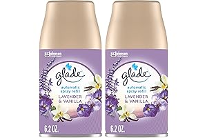 Glade Automatic Spray Dispenser: Lavender & Vanilla (2 Count, 6.2 Oz Each)