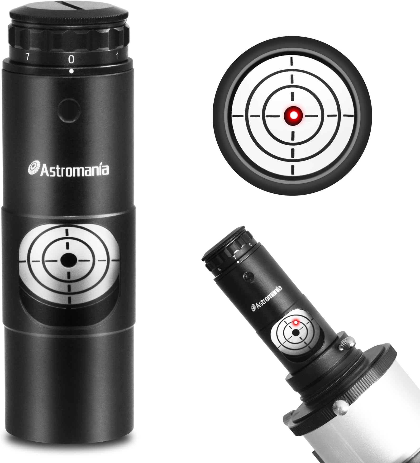 Astromania Alignment 1.25" Next Generation Laser Collimator for Newtonian Telescopes - with This Laser You can collimate Your Newtonian Telescope in just a Few Minutes!