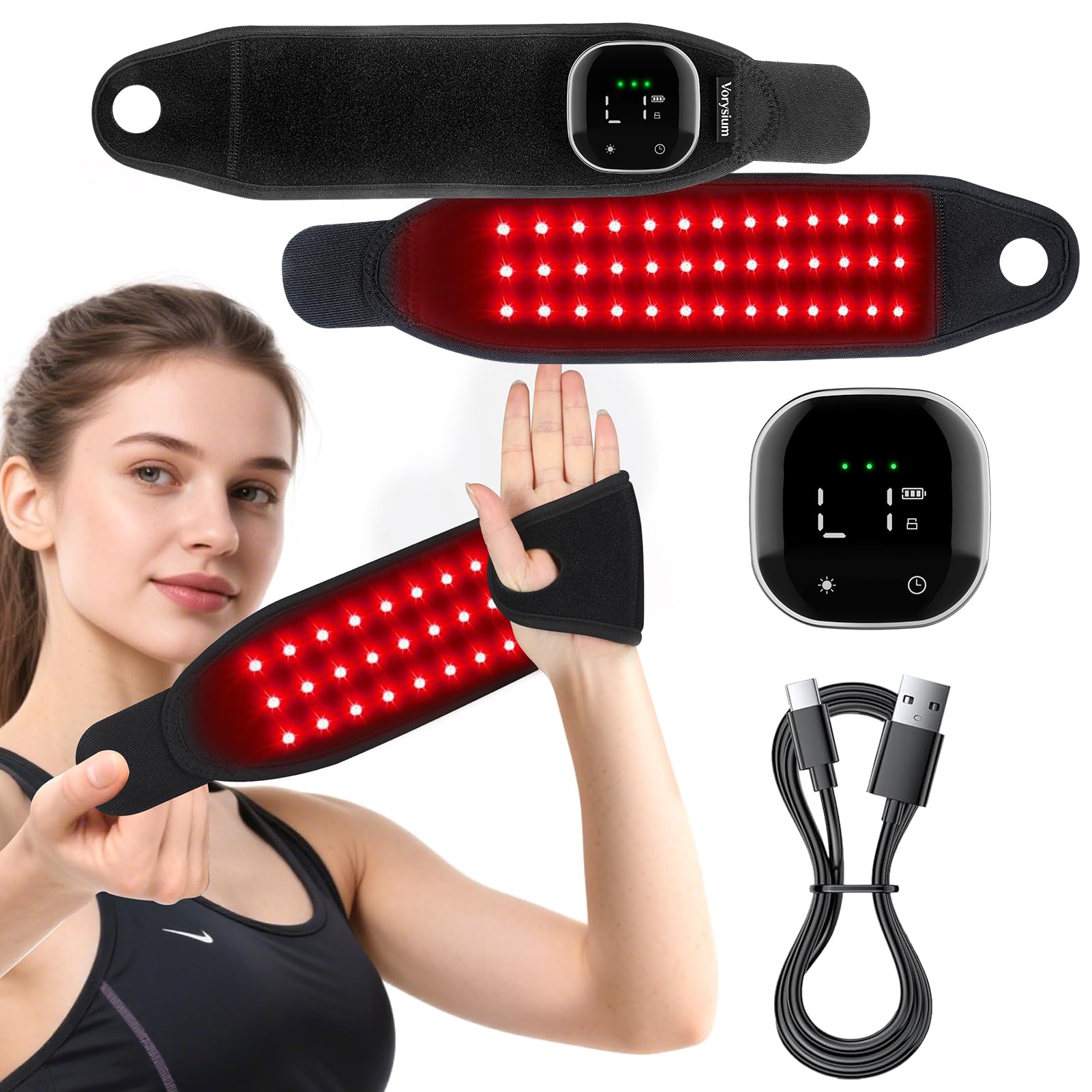 Red Light Therapy Wrist Wrap - Pain Relief -1
