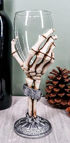 Miniatura 2 de Ebros Grasp Of the Dead Eternal Esclavo Esqueleto Mano Pequeño Copa de vino Cáliz de bebida de vidrio para todas las bebidas Fiesta de Halloween
