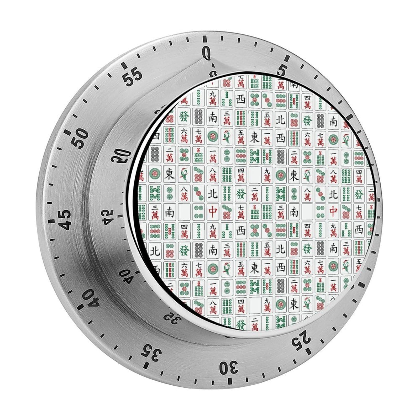 Mahjong Mechanical Rotary Timer, Used for Daily Timing