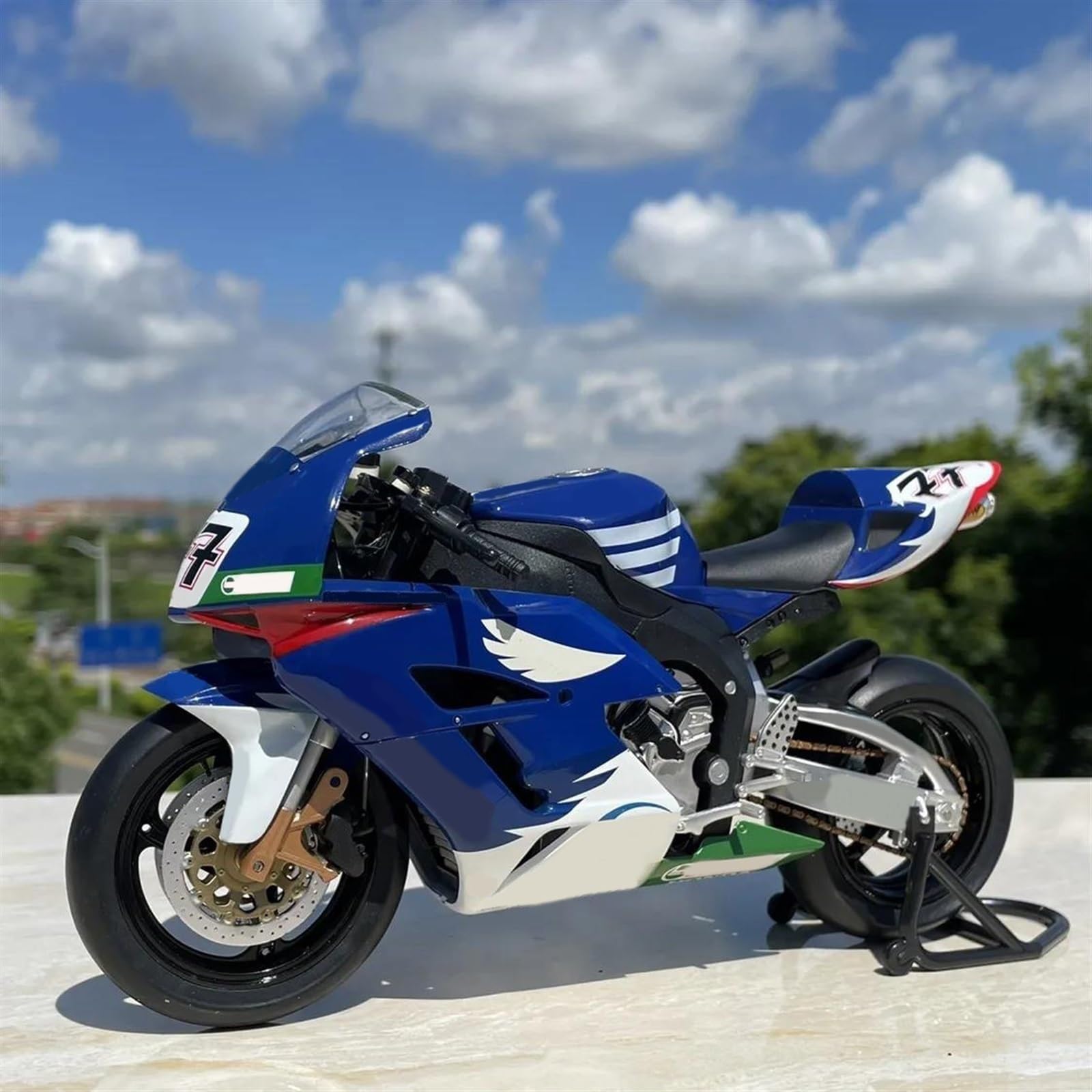 SEYXF Motorbike Toy 1:10 for H-onda CBR 1000RR CBR1000RR Motorcycle Model Simulation Alloy Toy