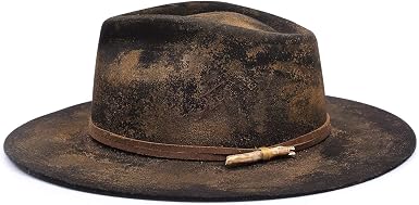 Vintage Fedora Firm Wool Felt Outback 