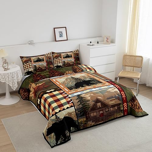 Miniatura 90 de Feelyou - Juego de edredón retro hippie con flores, tamaño King, para niños, con diseño de plantas florales botánicas de los 60 y 70, edredón Multi