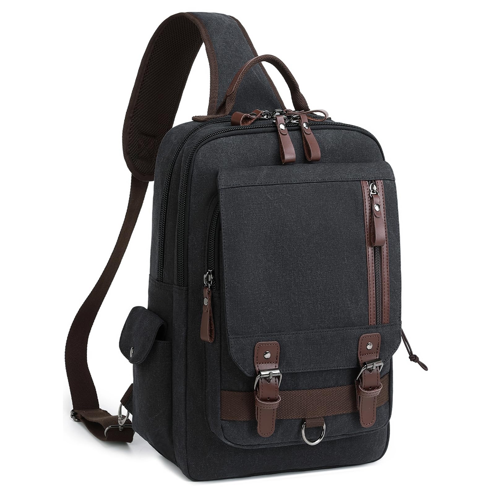 mygreen Canvas Cross Body Messenger Bag Shoulder Sling Backpack Travel Rucksack
