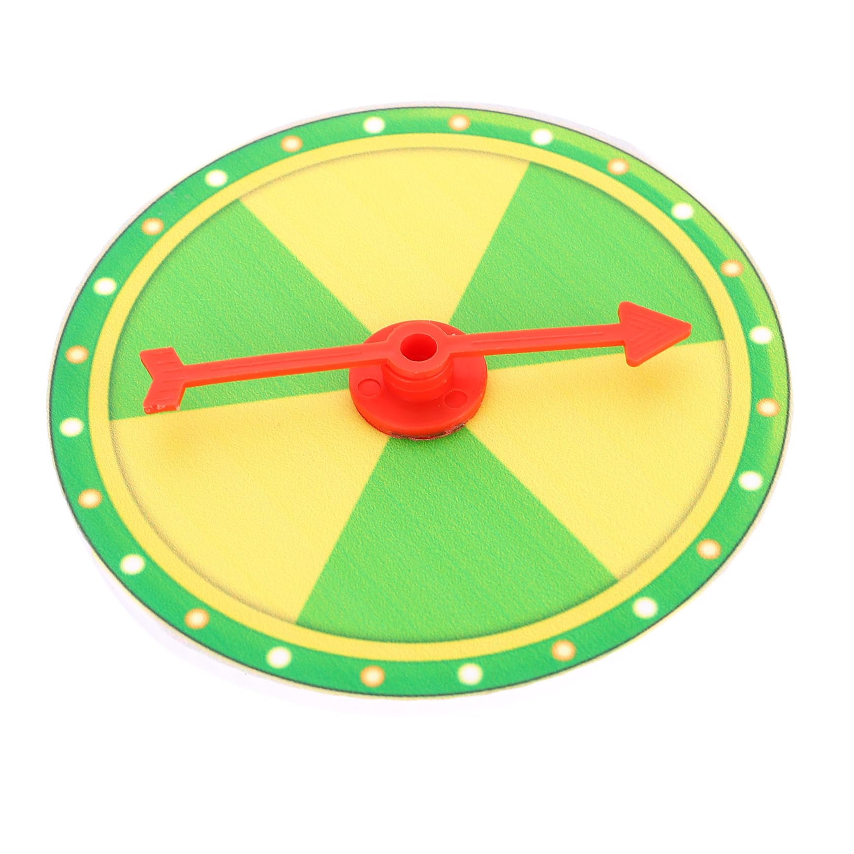 NAMOARLY Simple Design Practical Compact Easy to Carry DIY Wheel of Fortune Plastic Prize Wheel Wall Mount