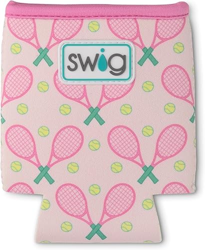 Miniatura 37 de Swig Life Skinny Can Coolie, soporte delgado de 12 onzas, enfriador de neopreno aislado con bolsillo, fundas para botellas de cerveza altas, All