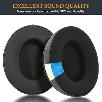 ATH M50X Kulak Pedleri Soğutma Jeli Kulak Yastıkları Pedleri, Audio Technica ATH-M50X/M40X/M30X/M20X, SteelSeries Arctis 7/5/3/Pro, HyperX Cloud 2/Cloud 3/Cloud Alpha Kulaklık için Yükseltilmiş