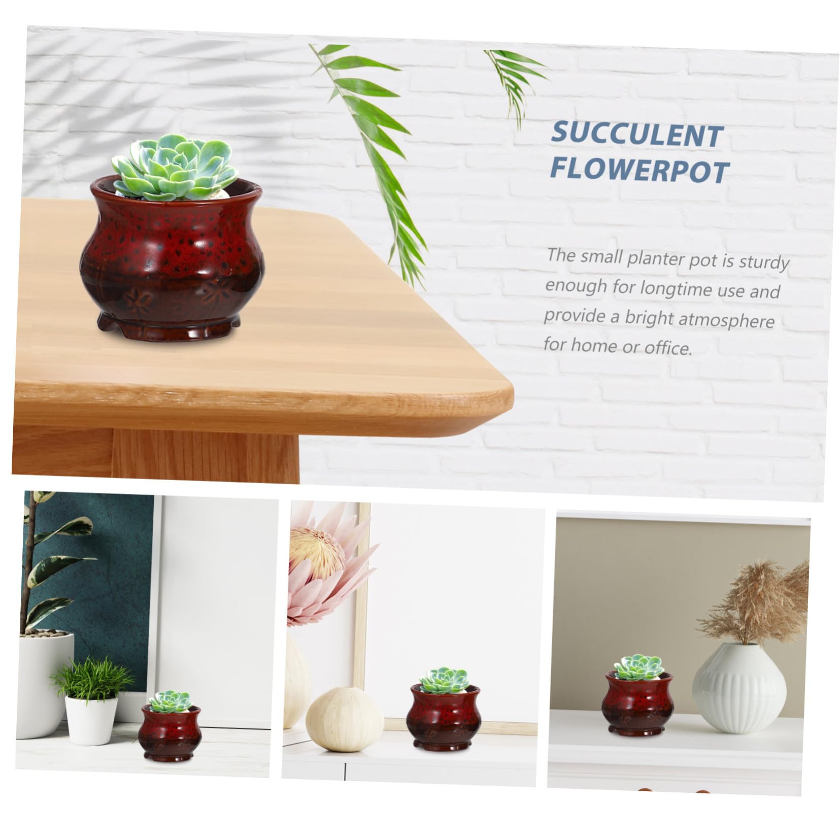 5 Sztuk Ceramicznych Doniczek Na Sukulenty Doniczka Ceramiczna Kolorowa Ceramiczna Doniczka Na Bonsai Doniczki Na Sukulenty Doniczki Ceramiczne