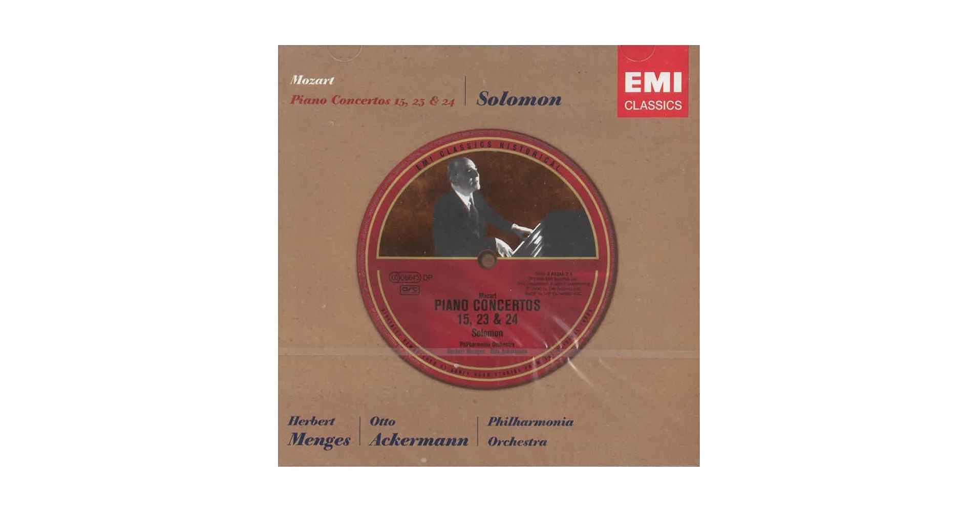 Solomon, Mozart, Philharmonia Orchestra, Otto Ackermann