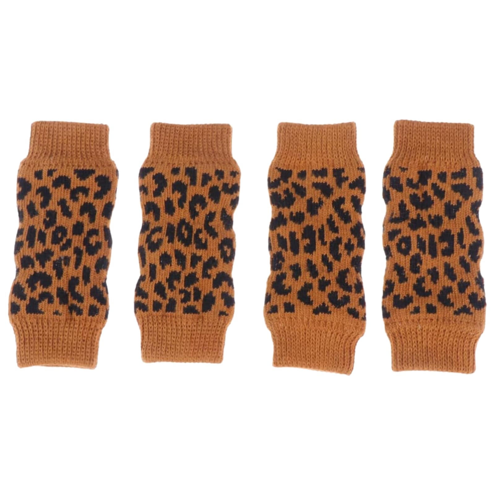Cature 4Pcs/Set Winter Non-Slip Pet Dog Leg Socks Zebra Leopard Dots Print Leg Warmers (Leopard-S) (B0CKZCVQK5) Amazon Price History, Amazon Price Tracker