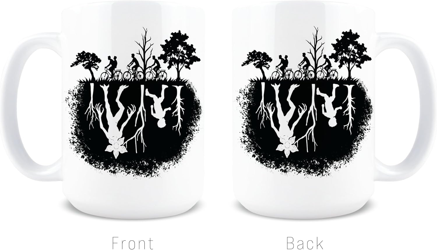 15oz Supernatural Coffee Mug, Upside Down Cup, Funny Coffee Mug for Office, Birthday Gift for Coworker, Ceramic Novelty Gag Gift, Sarcastic Christmas Tea Cup, BPA Free Holiday Drinkware image 5