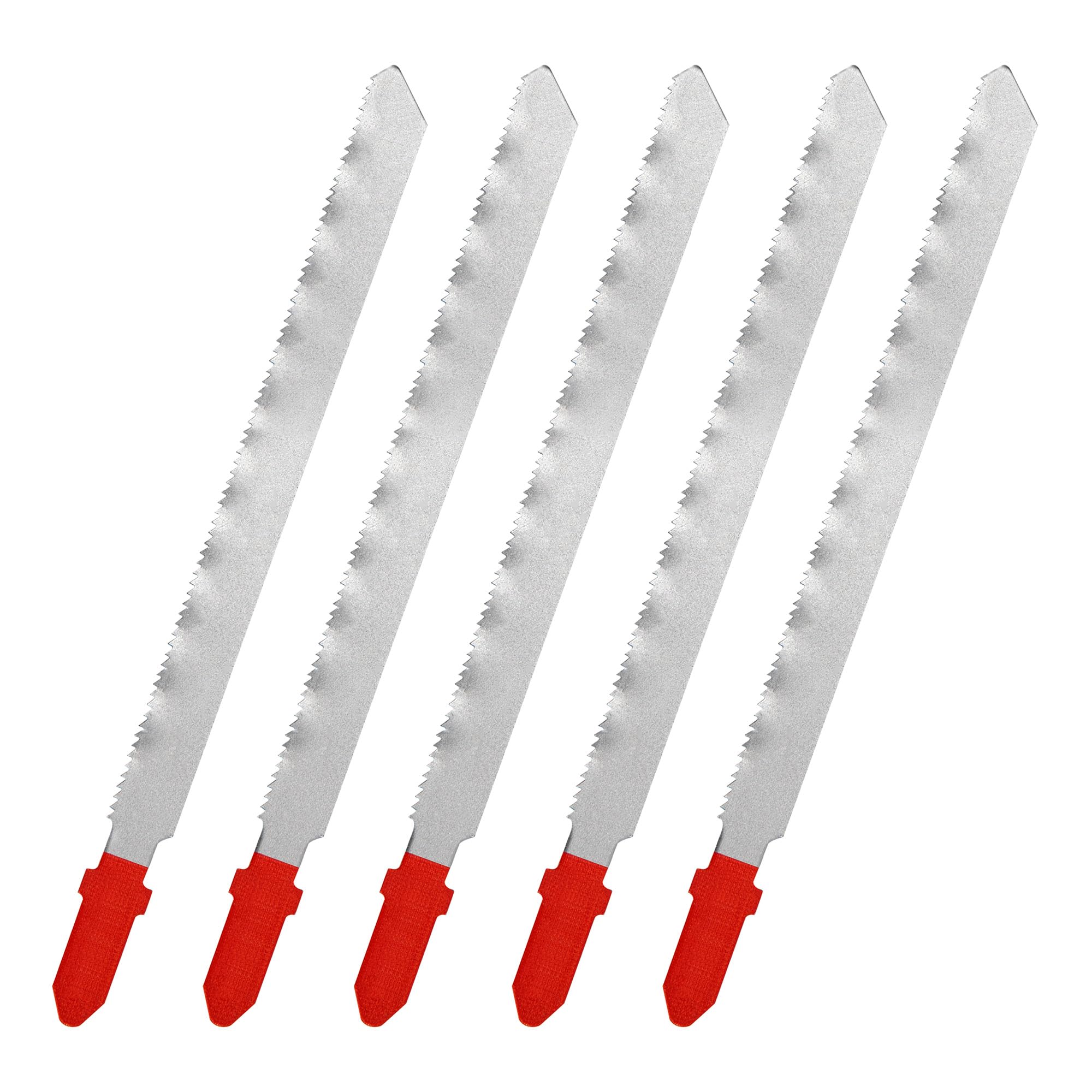 Tunejoy Hojas para Sierra de Calar T118A Sierra de Caladora en HSS con Vástago en T para Corte Recto de Materiales Metálicos 21TPI 75x8x1mm 5 Piezas
