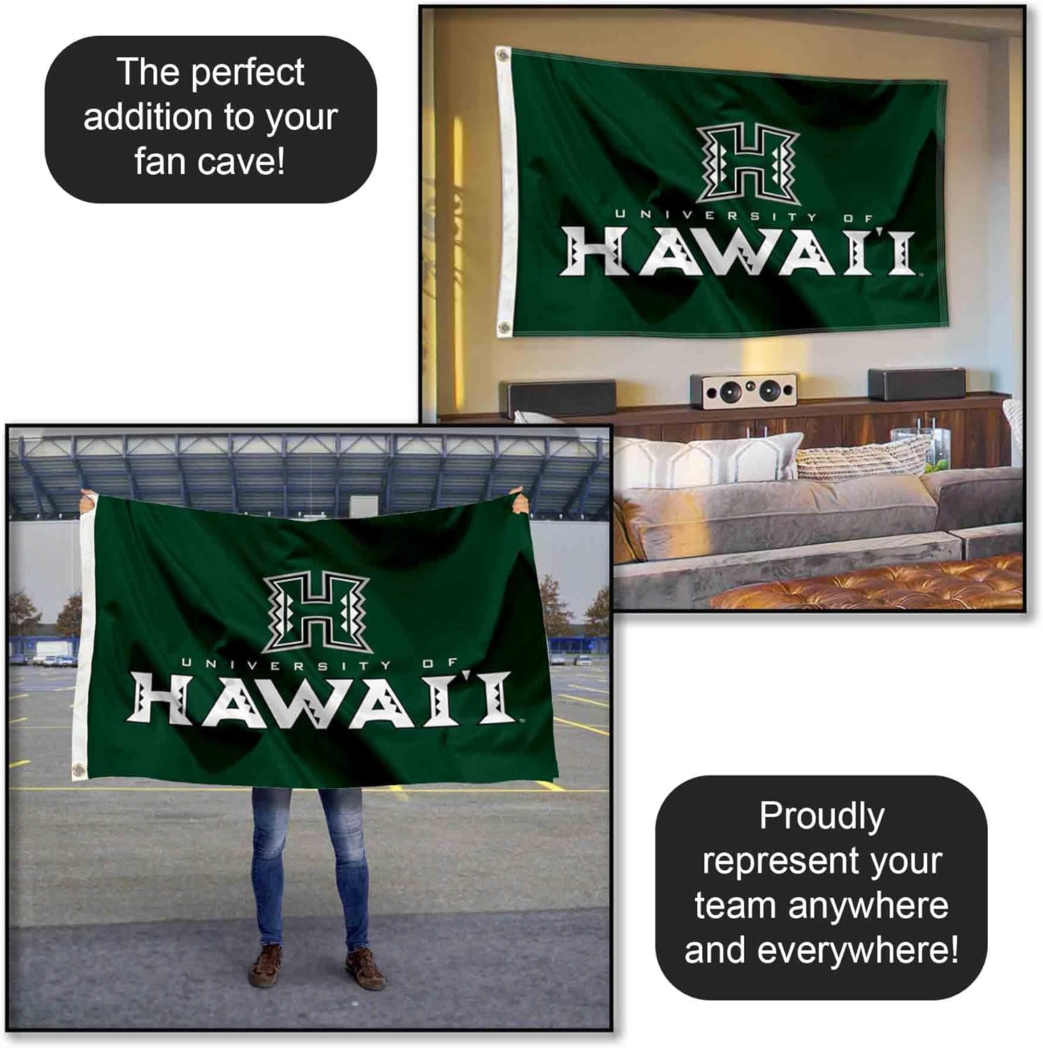 Hawaii Warriors Flag - Image 5