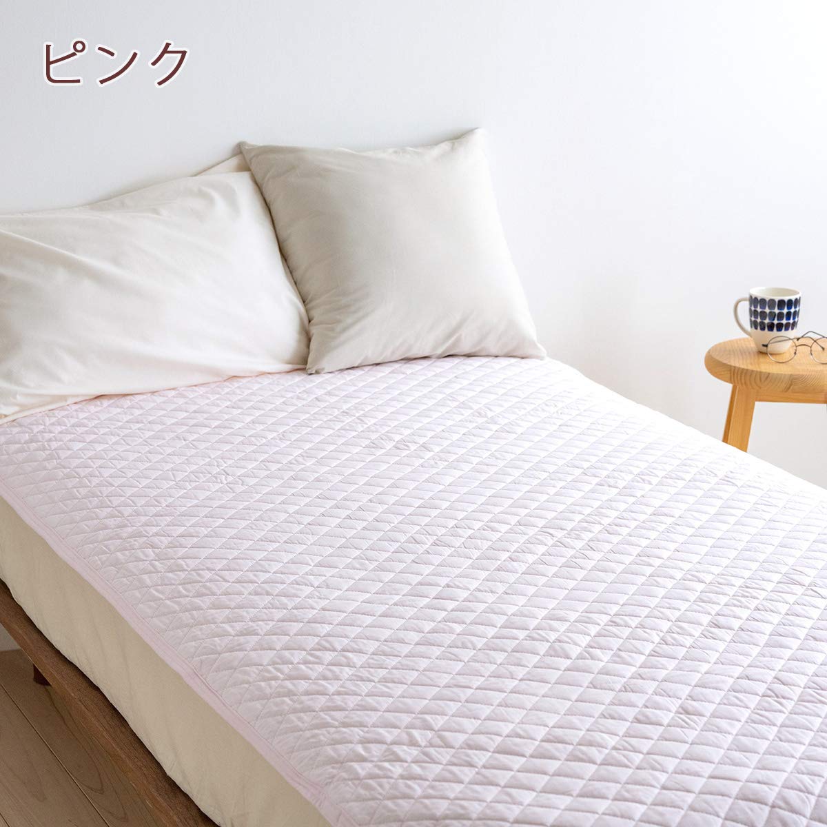 Amazon｜西川 両面敷きパッド 綿100％ 90×180cm リバーシブル ジュニア 