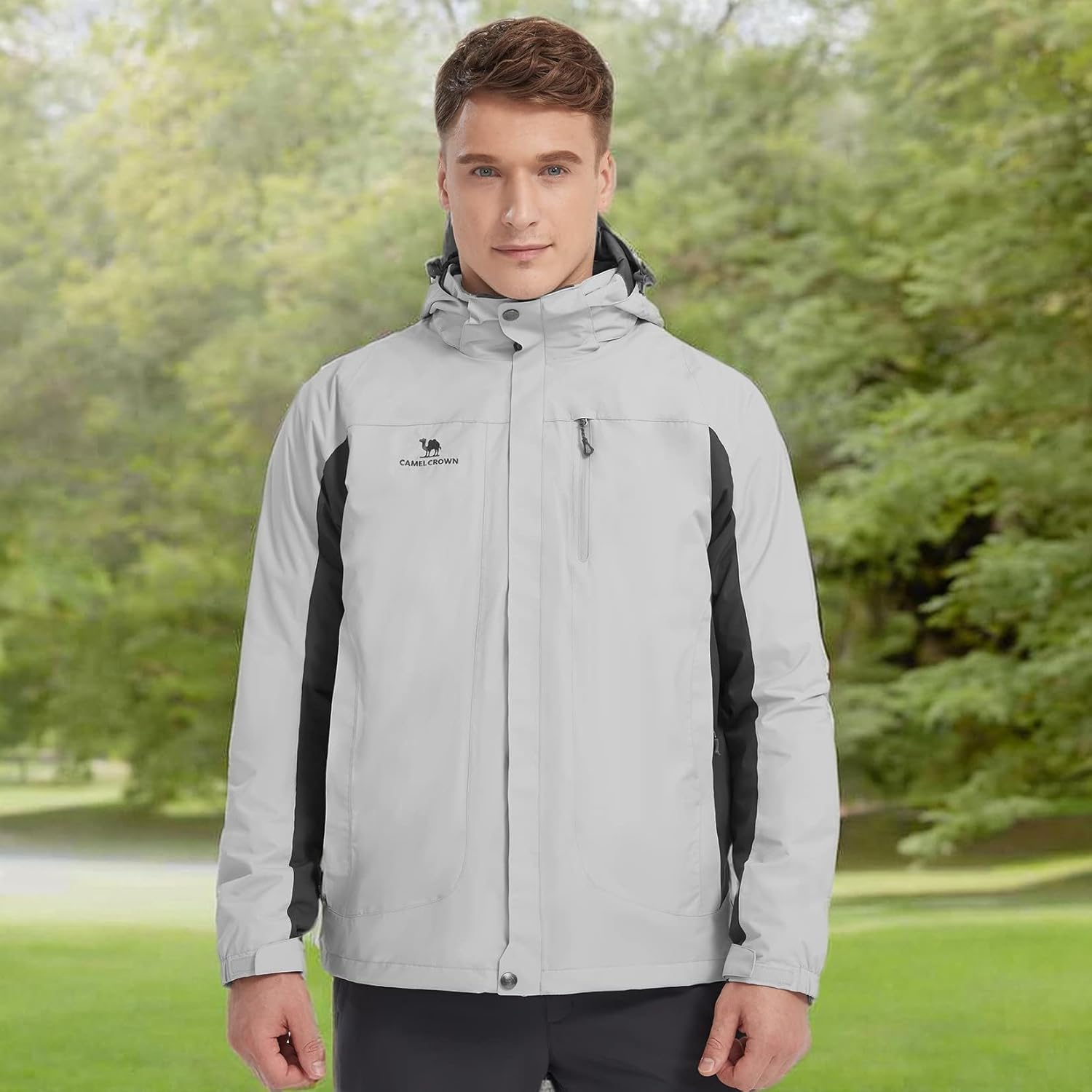 CAMEL CROWN Men's Ski Jacket 3 in 1 Waterproof Winter Jacket Snow Jacket Windproof Hooded with Inner Warm Fleece Coat - Image 8