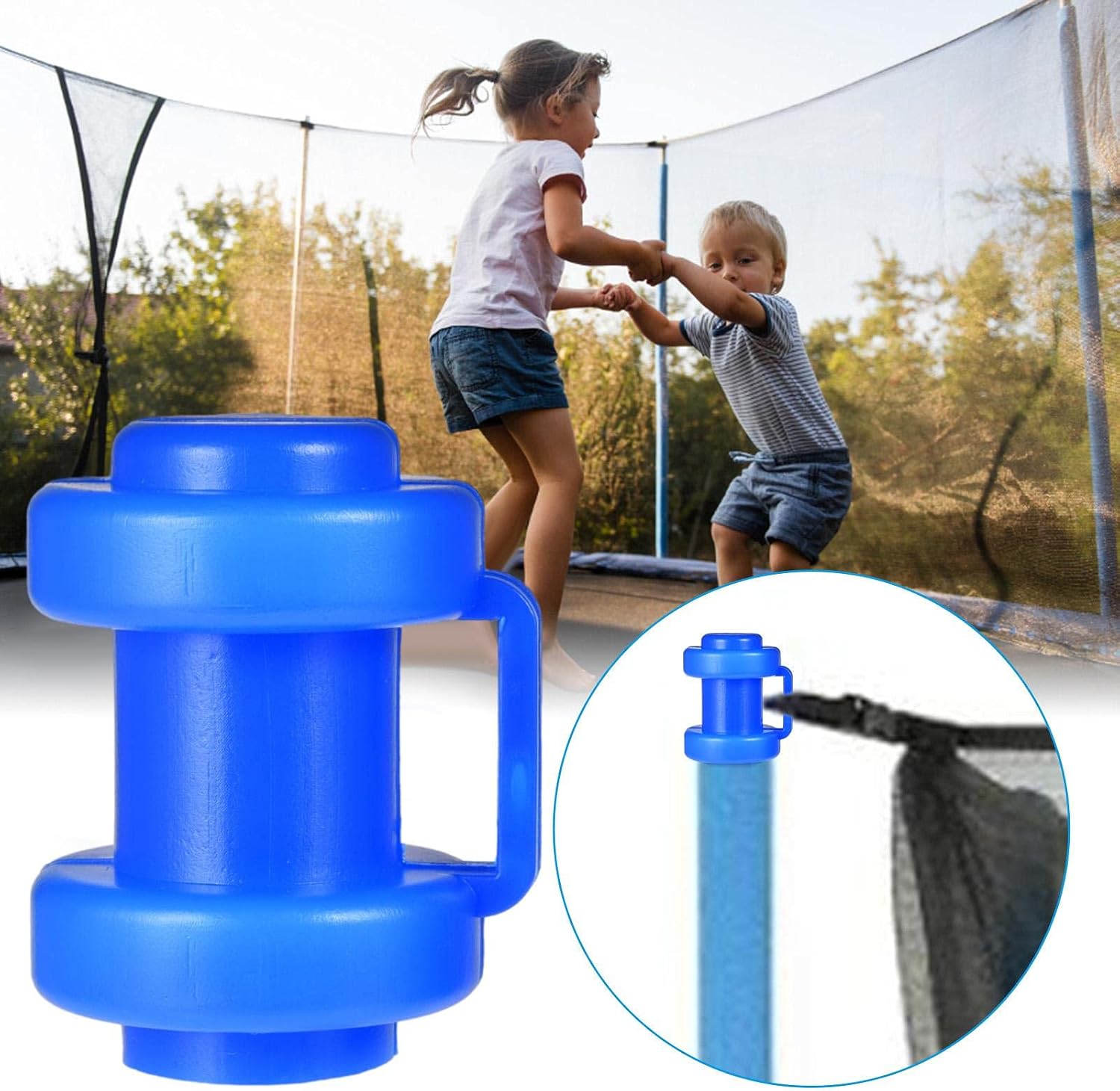 Magent 8PCS Trampoline Pole Caps, Top Net Hook Enclosure for Fiber