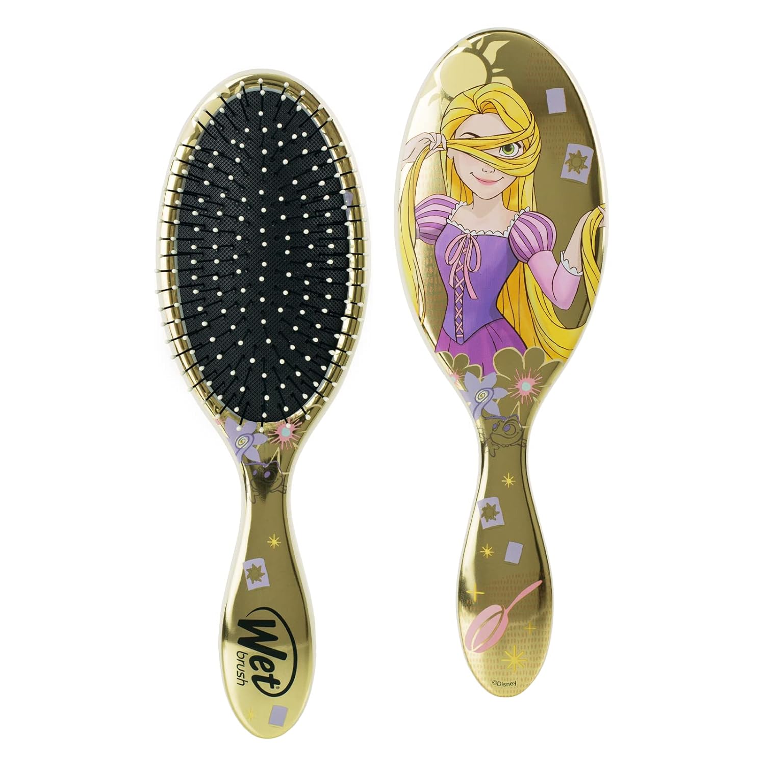 Amazon Com Wet Brush Disney Original Detangler Brush Princess Wholehearted Rapunzel Silver All Hair Types Ultra Soft Intelliflex Bristles Glide Through Tangles With Ease Beauty Personal Care