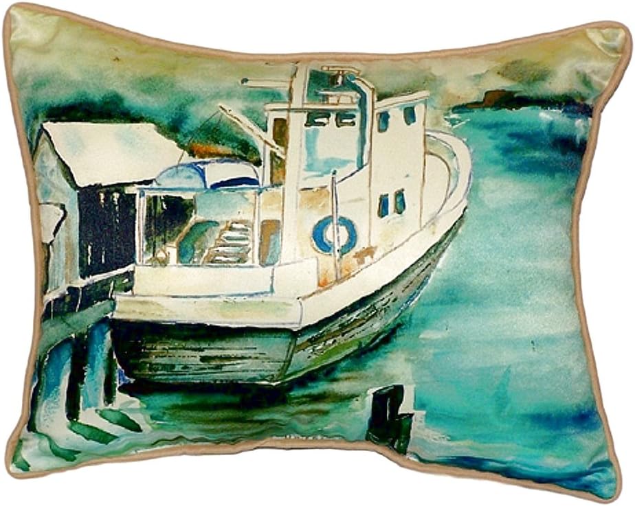 Betsy Drake SN932 Throw Pillow, 11 inches x 14 inches, Multi